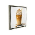 thumbnail image 4 of Stupell Industries Coffee with Whipped Cream Food & Beverage Painting Gray Floater Framed Canvas Art Print Wall Art, 25 x 25, 4 of 10