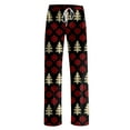 thumbnail image 4 of Adult Fashionable Loose Christmas Printed Casual Pants, Loungewear Sleep Pants with Drawstring Elastic Waist for Home and Comfortable Wear,Black,M, 4 of 5