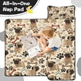 thumbnail image 4 of Pug and Footprint Toddler Nap Mats for Kids Preschool,Sleeping Mat Bag or Kids,Toddler Sleeping Bag,Toddler Nap Mat or Daycare, 4 of 6