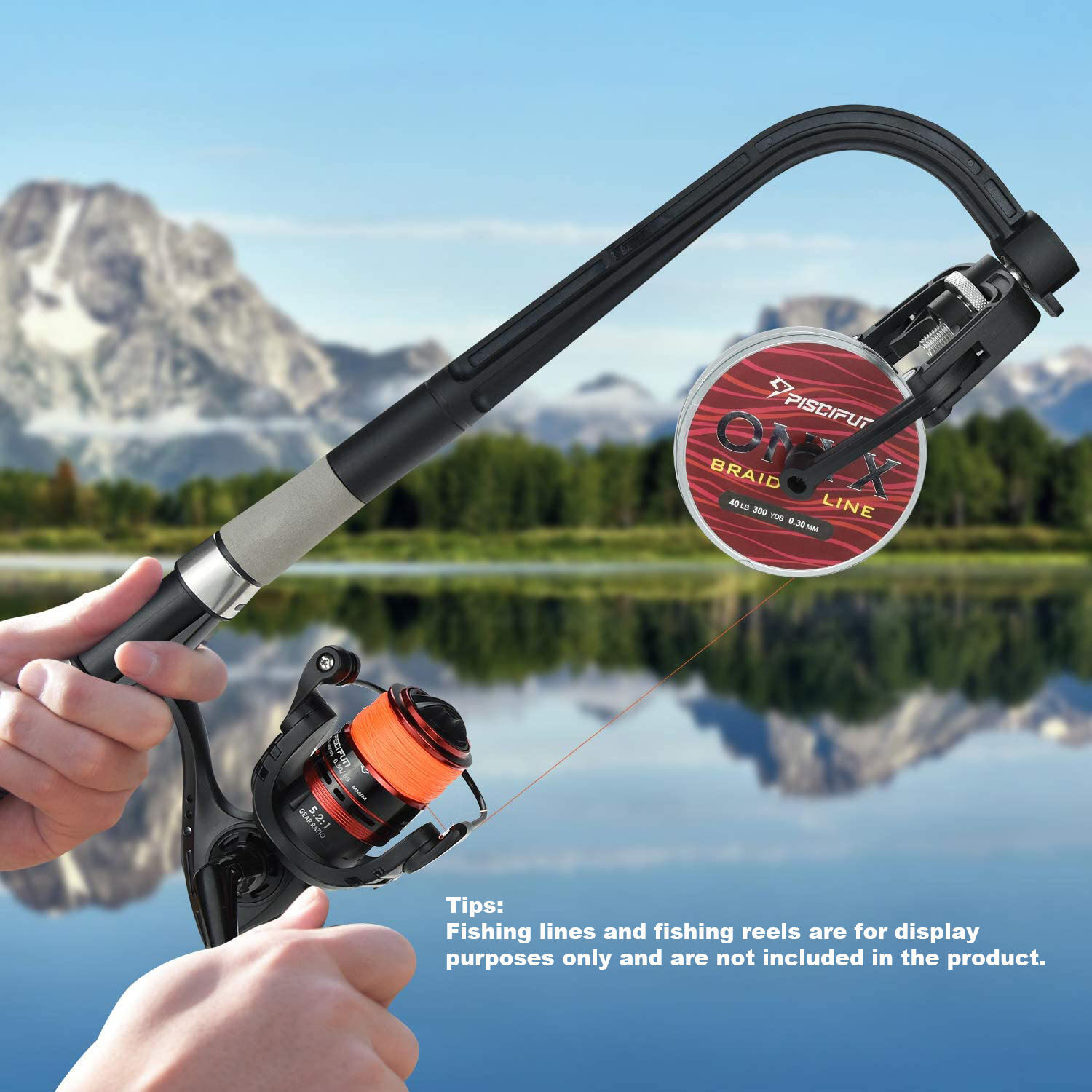 Fishing Line Winder Spooler Machine Spinning Reel Spool Spooling Station System