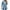 Cyan Grey Floral, variant on Fantaslook Plus Size Women Tunic Tops 3/4 Sleeve Dressy Casual Blouses Loose Flowy Floral Shirts