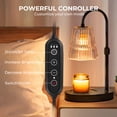 thumbnail image 3 of AOLIGO Candle Warmer Lamp, Tabletop with Timer and Dimmer, Adjustable Height, Flame-Free for Home Decor, Gift for Christmas, 3 of 9