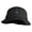Black, variant on Cattails Embroidered Unisex Multipurpose Crushable Cotton Twill Bucket Hat - Dark Green M