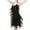 Black, variant on TIHLMK Ball Gown Dresses for Women Women's Flapper Dresses 1920s Gatsby Sequins Tassels Cocktail Latin Dance Ballroom Dress Blue Sleeveless Mini Dress