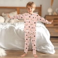 thumbnail image 4 of Pajama Dog Paw Prints Cute Comfortable Cotton Two-piece Pajama Set, 4 of 7