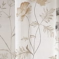 thumbnail image 4 of Martha Stewart Martha's Garden Print 37"x84", Semi Sheer Curtain, Panel Pair Poletop, Gold, 4 of 5