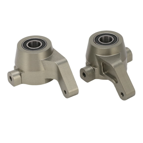 2PCS RC Steering Cups Replacement Aluminum Alloy Steering Cup for Traxxas Sledge 1/8 Truck Ti Color