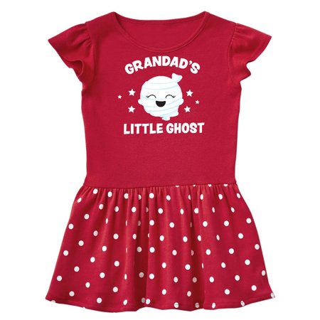 

Inktastic Cute Grandad s Little Ghost with Stars Gift Baby Girl Dress