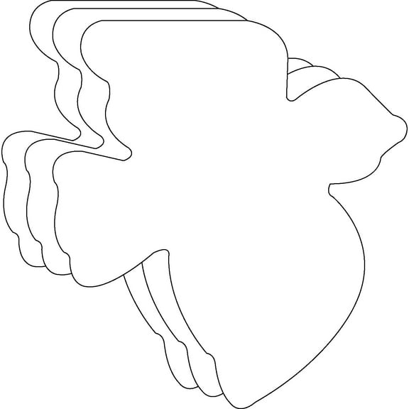 SHAPES ETC. Peace Dove Single Color Creative Cut-Outs - 3"