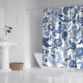 thumbnail image 2 of Waterproof Beautiful Colorful Floral Shower Curtain 72x72 Inch Boho Style Polyester Unique Shower Curtain for Bathroom Hotel Home Decor with 12 Plastic Hooks, 2 of 5