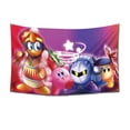 thumbnail image 1 of Tapiz decorativo para colgar en la pared Kings DeDedes Kirbys Anime, 1 of 1