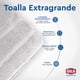 thumbnail image 2 of Toalla de Baño Extragrande GILA de Algodón 100% Hipoalergénico Paquete de 2 Toallas Blancas 148 x 92 cm, 2 of 5