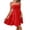 Red, variant on AJZIOJIRO Women Sleeveless Swing Dress Casual Tshirt Sundress Summer Dresses for Women S-2XL