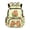 Capybara Watermelon Print, variant on FUIALDOLG Multi-Pocket Elementary Schoolbag for Sports Travel, 600D Polyester Large Capacity Book Bag, Fire and Ice Print