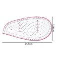 thumbnail image 3 of Juego de reglas de costura de patrón de 4 piezas, regla de curva francesa de costura de plástico de 4 estilos, reglas en forma de curva métrica para diseñadores y sastres, perfecto para dibujar, 3 of 5