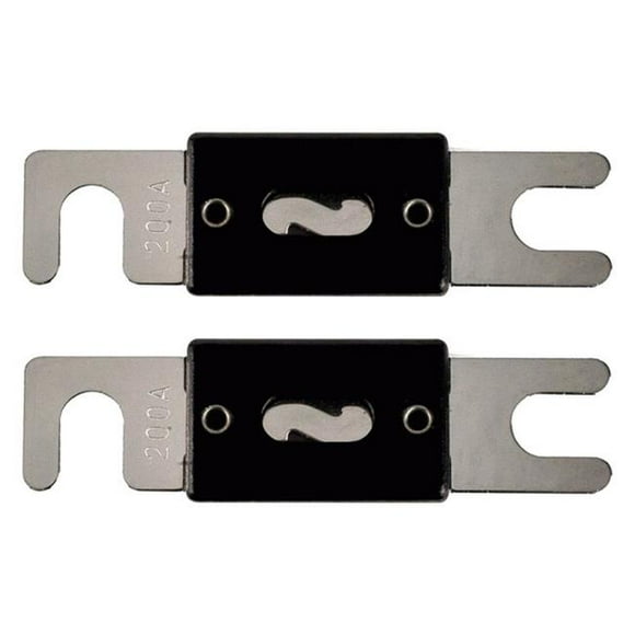 200A ANL Nickel Plated Mid Series Fuses - Pack of 2
