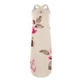 thumbnail image 3 of Lenago Robes de Printemps Grande Taille pour Femmes 2023 Robe Longue Imprimée Sans Manches à Encolure Croisée devant Robes d'Été de Plage en Liquidation, 3 of 4