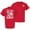 Red, variant on Patriot Pride Men’s Gildan Graphic T-Shirt – United States of America 250th Anniversary 1776–2026 Eagle Design -Antique Royal-3XL