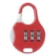 thumbnail image 2 of 20uds. Bloqueo de contraseña Combinación de código de 3 dígitos Mochila antirrobo Rojo, 2 of 2