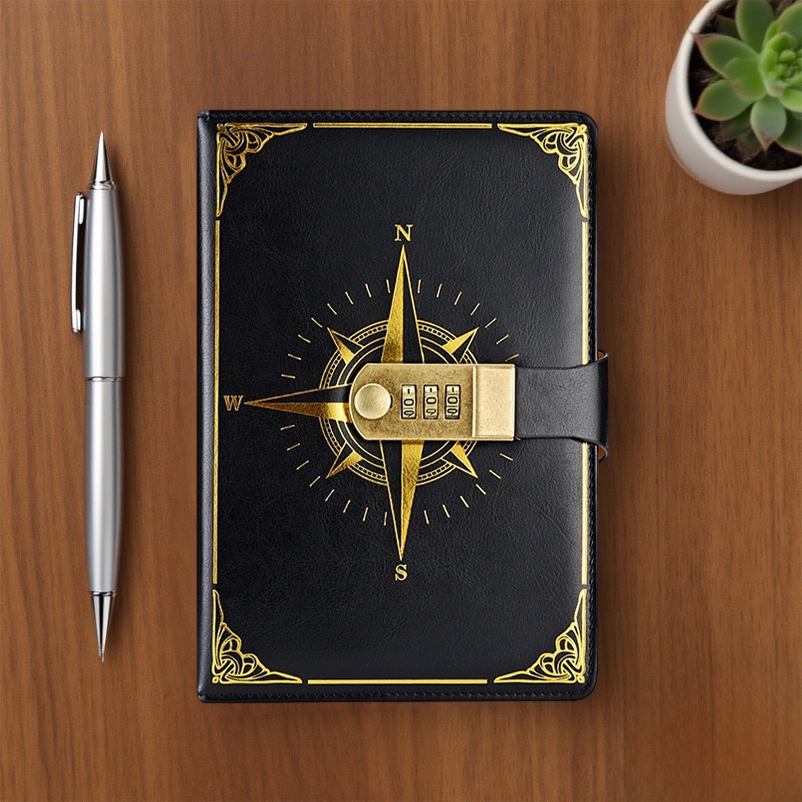 Diario clásico con contraseña A5, cuaderno con contraseña personalizado ...