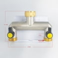 thumbnail image 4 of Watering manifold two-way valve water pipe joint controllable valve, 4 of 11