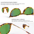thumbnail image 4 of Gafas de Sol Yaserra Vintage Redondas Polarizadas UV400 para Mujeres y Hombres, 4 of 6