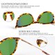 thumbnail image 4 of Gafas de Sol Yaserra Vintage Redondas Polarizadas UV400 para Mujeres y Hombres, 4 of 6