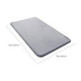 thumbnail image 3 of Harlier Memory Foam Bath Mat Rug 24x16 in, Soft and Absorbent Bathroom Rugs, Non-Slip, Comfortable, Machine Washable Bath Carpet for Bathroom Floor, Tub, Shower and Home Decor, Grey, 3 of 7