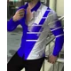 thumbnail image 1 of Camisa tipo cárdigan de manga larga con solapa y botonadura sencilla para hombre, última moda de fiesta de , de lujo, informal, con costuras y estampado 3D, 1 of 6