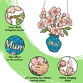 thumbnail image 4 of 89Bloom Personalized Cherry Blossom Ornament, Custom Cherry Blossom craft stained glass, Suncatcher Craft Stained Glass, 4 of 7