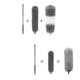 thumbnail image 3 of Trampa de polvo de microfibra lavable ajustable extensible, herramientas de barra telescópica para limpiar techos interiores, telarañas de Almacenamiento y organización del hogar Gris blanco Yuarrent HA028485-02, 3 of 6