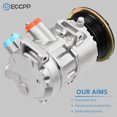 thumbnail image 4 of ECCPP A/C Compressor Replacement for 2006-2008 Toyota RAV4 2.4L 2007-2009 for Toyota Camry 2.4L CO 11178JC, 4 of 5