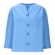 thumbnail image 5 of Camisas para mujer,Cárdigan de cuello en V para mujer, suéter con capucha de manga 3/4, poliéster, para invierno, corte holgado, ideal para uso casual y diario, sopatenor, 5 of 8