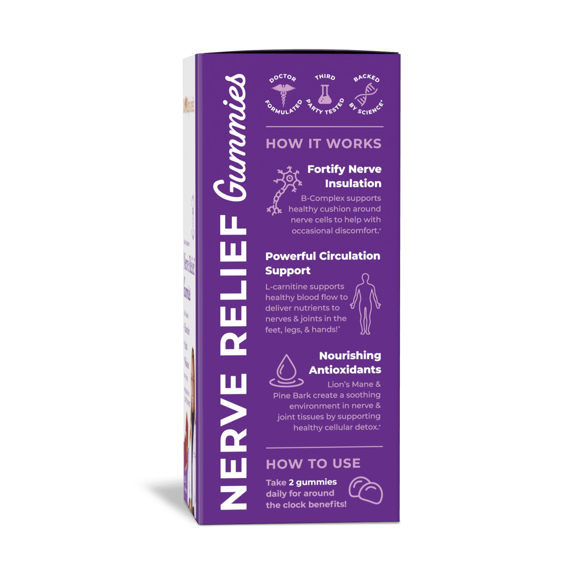 Dr. Stephanie's Nerve and Joint Gummies, 60 Count