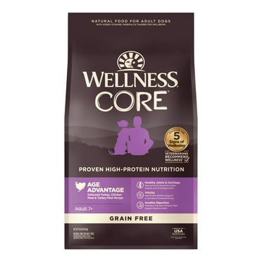 Wellness CORE Natural Grain Free Dry Dog Food, Senior, 24-Pound Bag