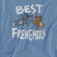 thumbnail image 2 of Tom and Jerry Movie Best Frenemies Women's T Shirt,Carolina Blue, Small, 2 of 6