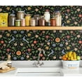 thumbnail image 3 of NextWall  Bird Toile Peel and Stick Wallpaper 20.5 in. W x 18 ft. L - Onyx, 3 of 7