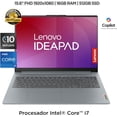 thumbnail image 1 of Laptop Lenovo IdeaPad Slim 3 15IRH8 | Intel Core i7 13ª Gen | 16GB RAM | 512GB SSD | Full HD 15.6" | Windows 11 Home | Gris con Teclado en español., 1 of 5