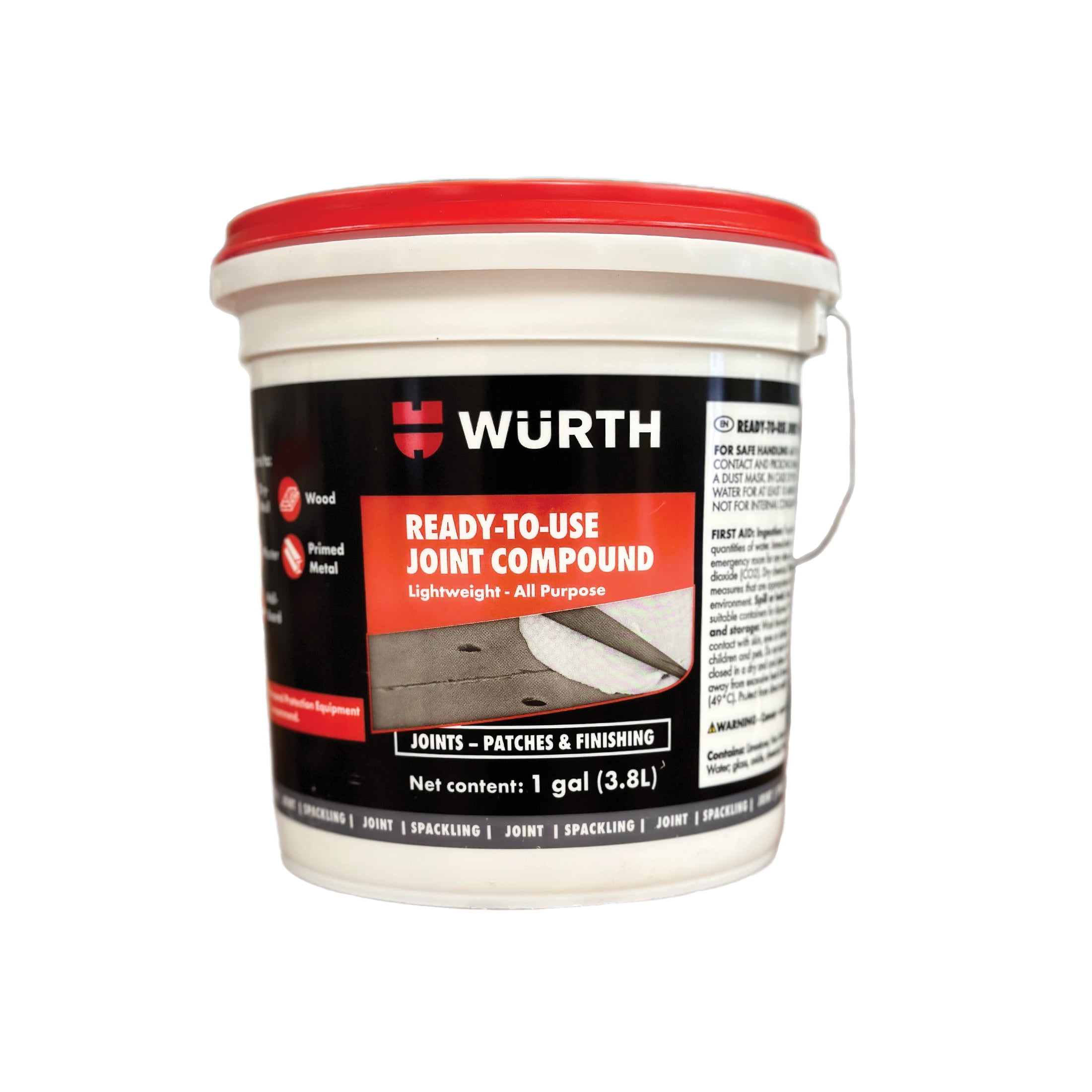 Wurth ReadytoUse Lightweight Joint Compound 1 Gallon