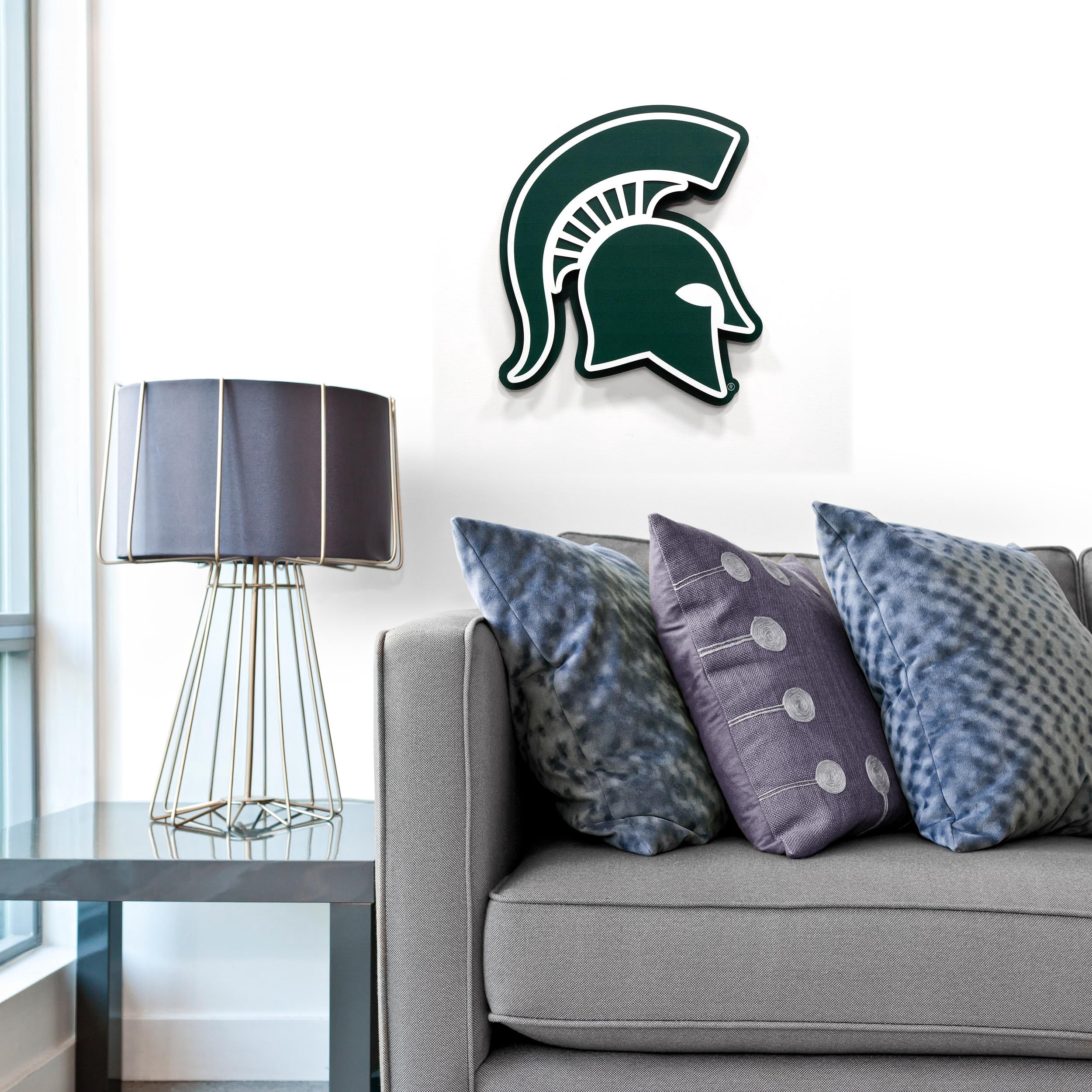 YouTheFan NCAA Michigan State Spartans 3DX Die Cut Wall Art