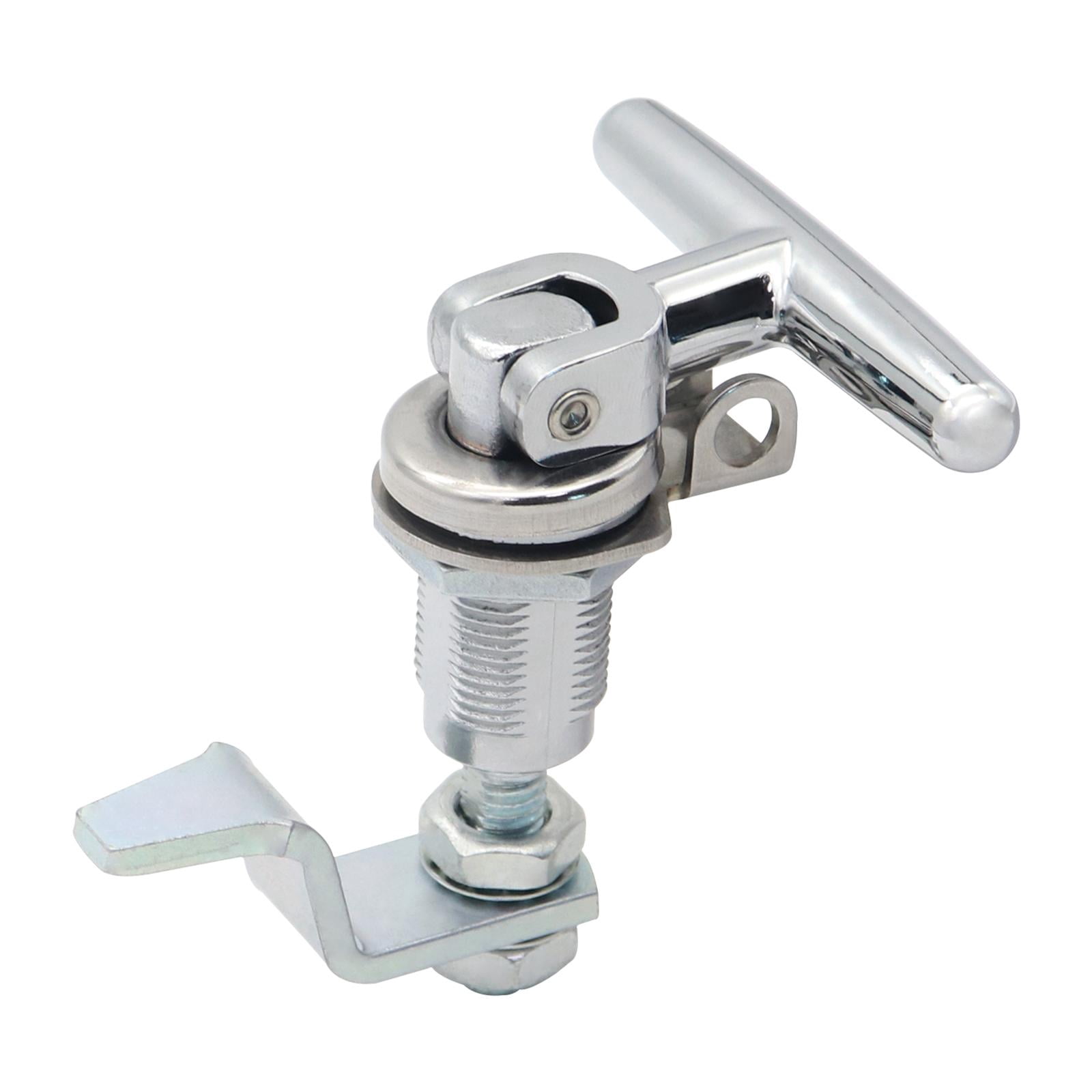 T Handle RV Door Lock, Latch Lock Accessories, Professional Folding Handle, Zinc Alloy for Shop Cabinets Office Vehicles
