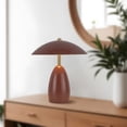thumbnail image 5 of Alora Lighting TL437409PGN Poppy 11" Tall Rechargeable Led Vase Table Lamp - Pine Green, 5 of 7