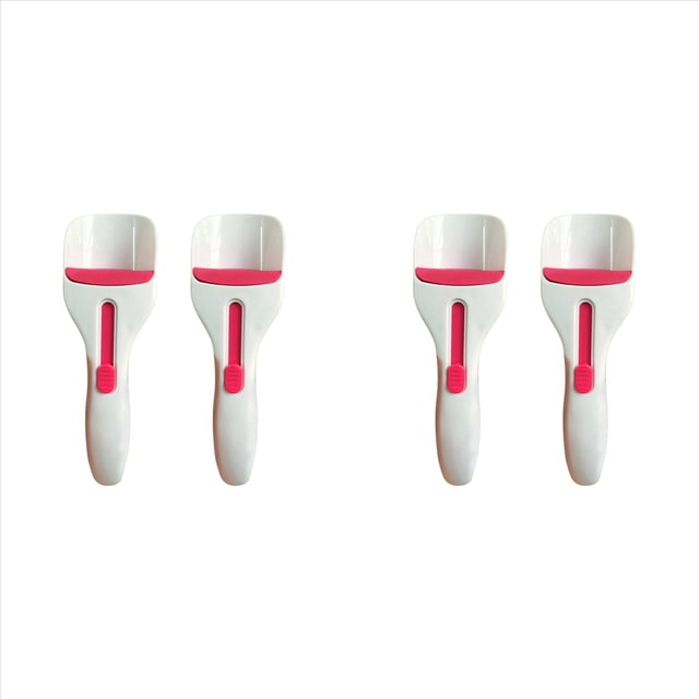Cuchara de Distribución de Masa para Pasteles de 4 Piezas, Botón Deslizante de un Toque Que Dispensa Masa, Herramienta para Hornear Dispensador de Masa