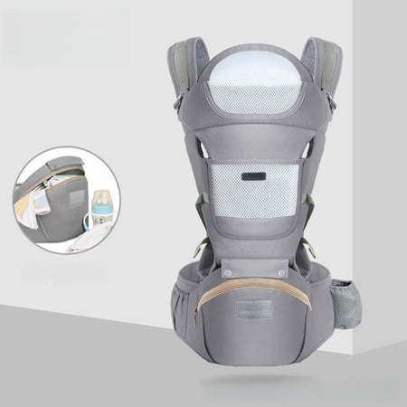 LALACE Ergonomic Hip Seat Baby Carrier for Infant, Gray