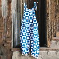 thumbnail image 5 of zanvin Femmes Femmes Rompers Combinaison Saint Valentin Imprimé avec des Poches, Bleu, L, 5 of 5