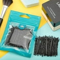 thumbnail image 7 of JIRIS Bobby Pins, 100Count 2Inches Black Hair Pins Hairpins with Bag for Women Lady Girls Kids Hair Pin Invisible Wave Bobby pin Barrette Hair Clips Bulk Hair Accessories (Black), 7 of 7
