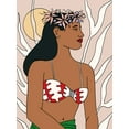 thumbnail image 2 of Randy Noble Fine Art 15x18 White Modern Wood Framed Museum Art Print Titled - Tropical Beauties 2, 2 of 4