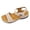 B Beige, variant on Women's Sandals Comfy Walking Shoes Open Toe Solid Classic Shoes Daily Wear