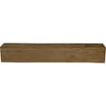 thumbnail image 3 of 8"H x 12"D x 60"W Sandblasted Faux Wood Fireplace Mantel, Persian Walnut, 3 of 17