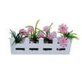 thumbnail image 2 of mdesiwst Miniature Raised Garden Bed Figurine Mini Flower Fence Planter Box Model 1/12 Scale Dollhouse Fairy Garden Decoration Accessories, 2 of 8